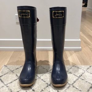 Joules tall rain boots